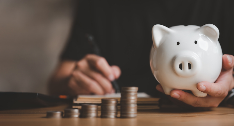 Budgeting the money they will save this month despite living paycheck to paycheck