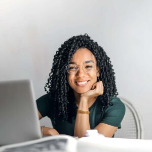 Person in Texas researching loan options