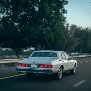 Picture of a car driving